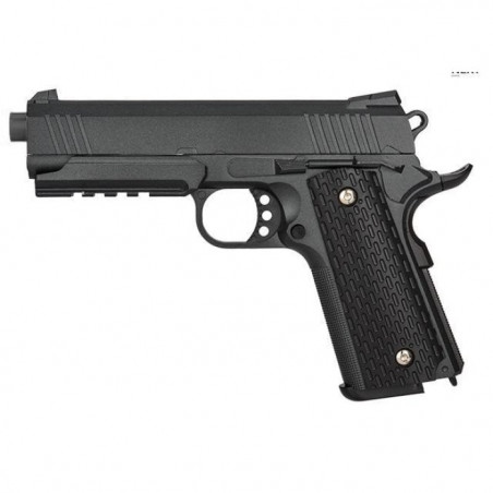 Réplique pistolet à ressort Galaxy G25 M1911 MEU full metal 0,5J