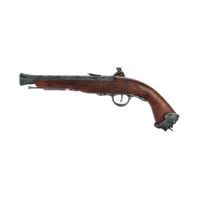 Réplique Pistolet HFC - GNB Co2 Flintlock Pirate Silver 1,5J