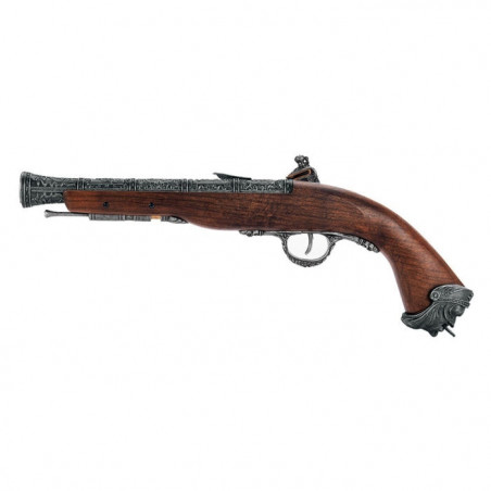 Réplique Pistolet HFC - GNB Co2 Flintlock Pirate Silver 1,5J
