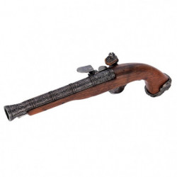 Réplique Pistolet HFC - GNB Co2 Flintlock Pirate Silver 1,5J