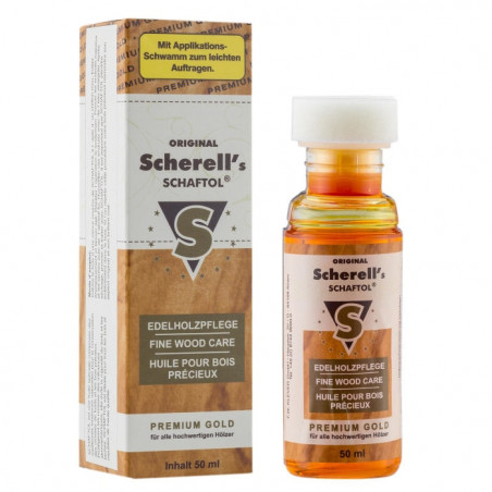 Huile pour bois Schaftol teinte Premium gold