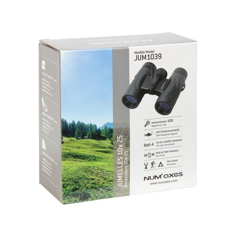Jumelles Num'Axes 10x25 JUM1039 - Noires