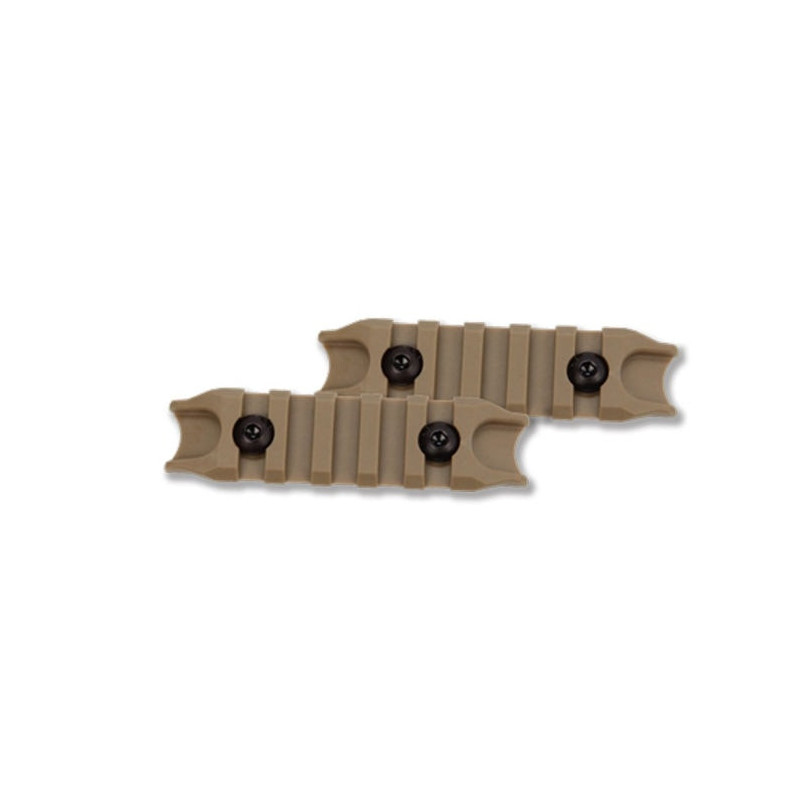 Kit de 2 rails aluminium M-Lok 5 slots