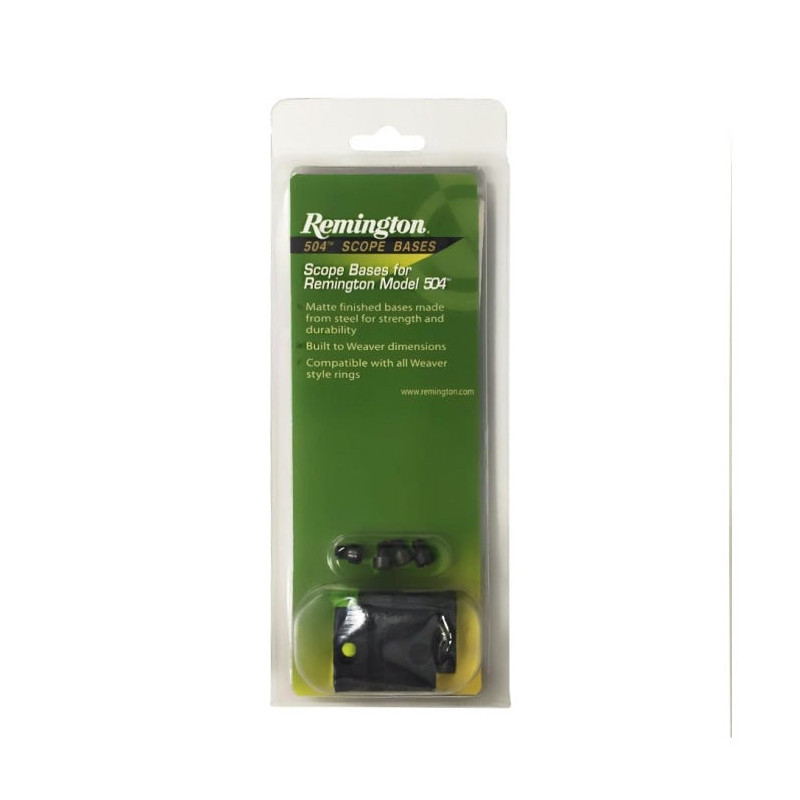 Paires d'Embases Remington 21mm pour Rem 504 avec Vis de Fixation