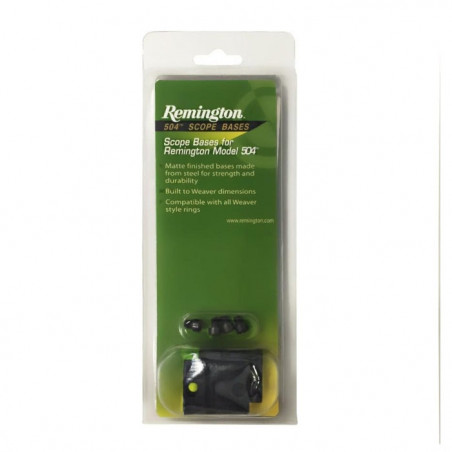 Paires d'Embases Remington 21mm pour Rem 504 avec Vis de Fixation