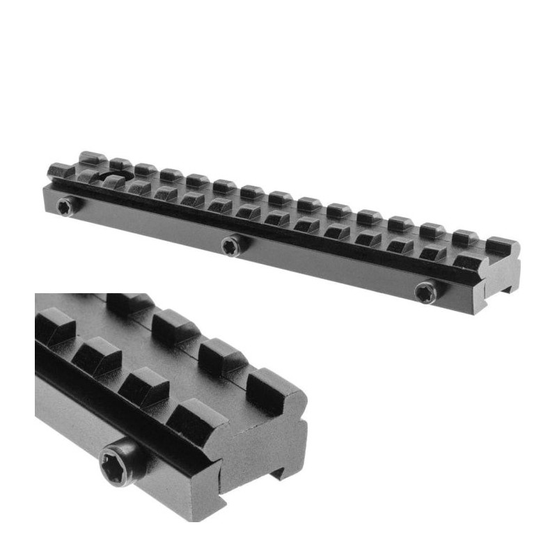 Rail Gamo pour conversion 11 mm en 21 mm Picatinny