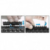 Rail Picatinny aluminium UTG pour garde-main keymod - 8 slots