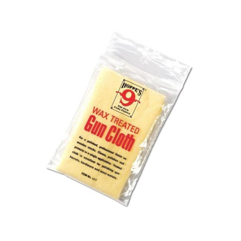 Lingette nettoyante Hoppe's Wax pour armes