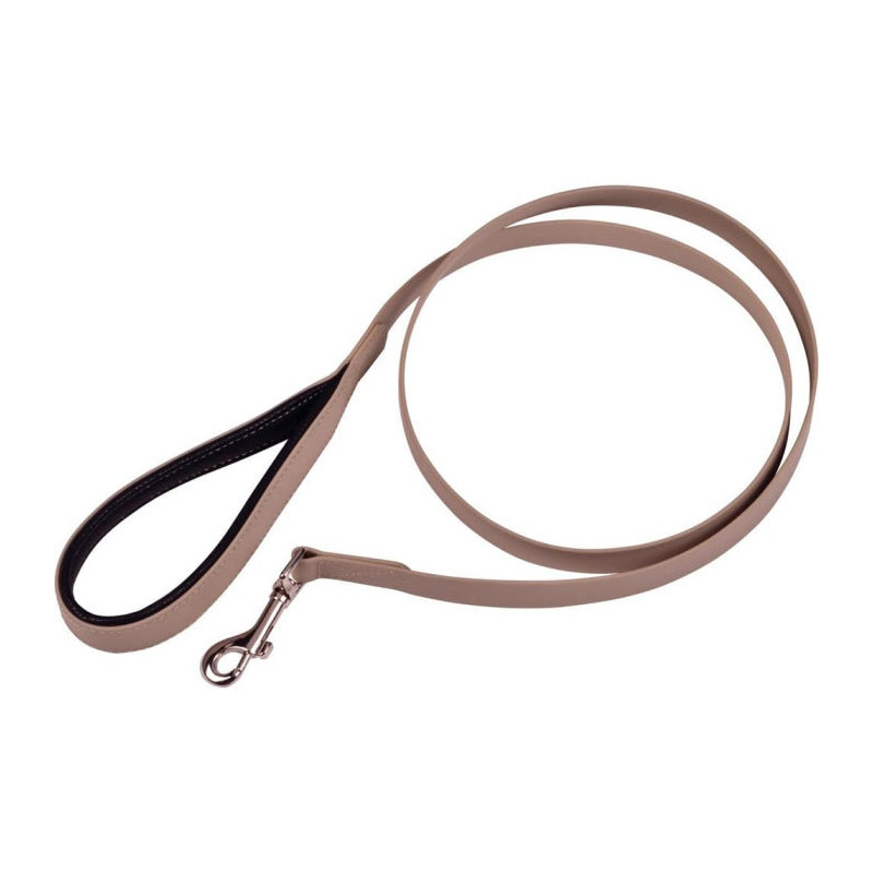 Laisse Stepland Poignée Rembourée Taupe - 1,50 m