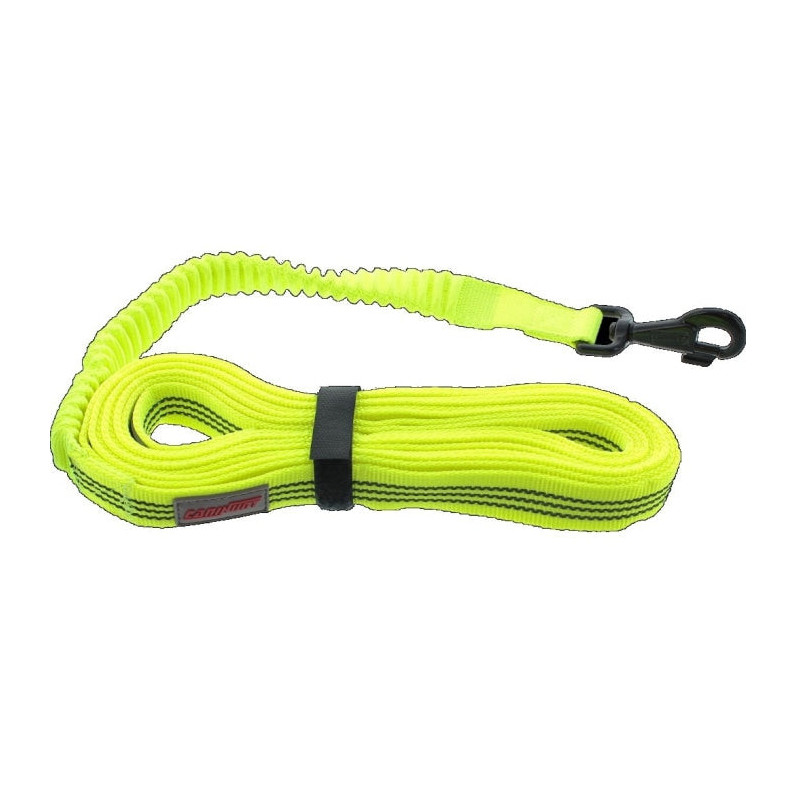 Longe plate anti-dérapante élastique CaniHunt Confort - 5 m
