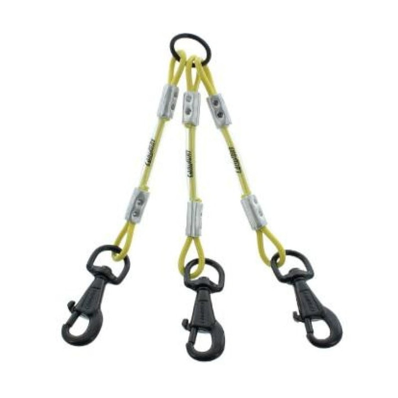Tripleur câble métalique CaniHunt - 25 cm
