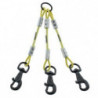 Tripleur câble métalique CaniHunt - 25 cm