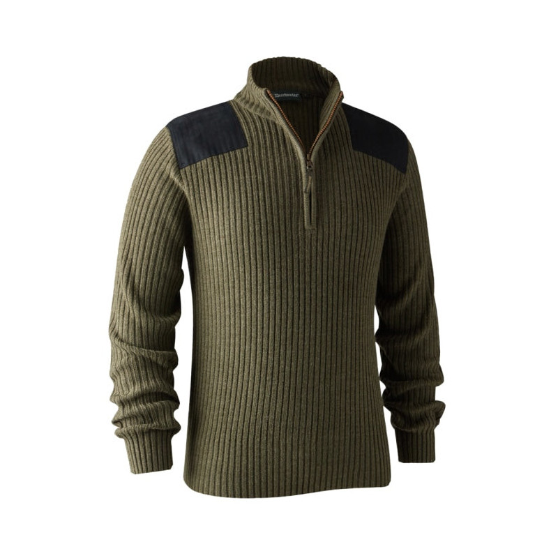 Pull polyvalent DeerHunter Rogaland à col zippé