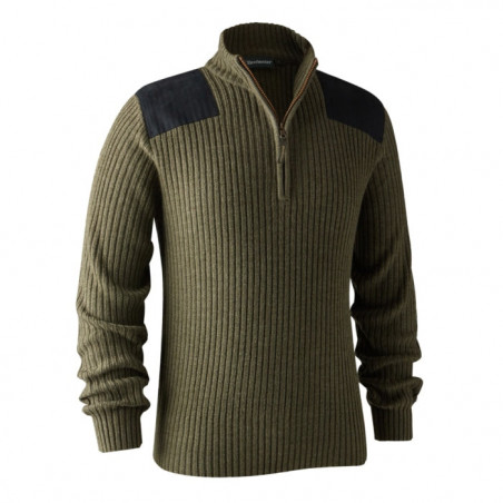 Pull polyvalent DeerHunter Rogaland à col zippé
