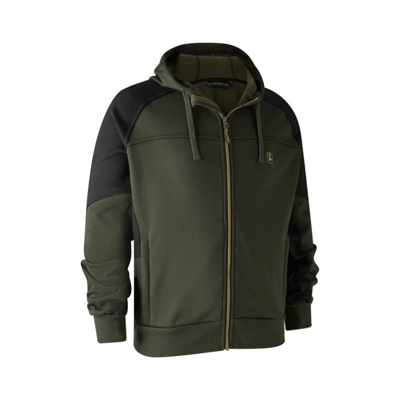 Sweatshirt zippé DeerHunter Rogaland Adventure Green