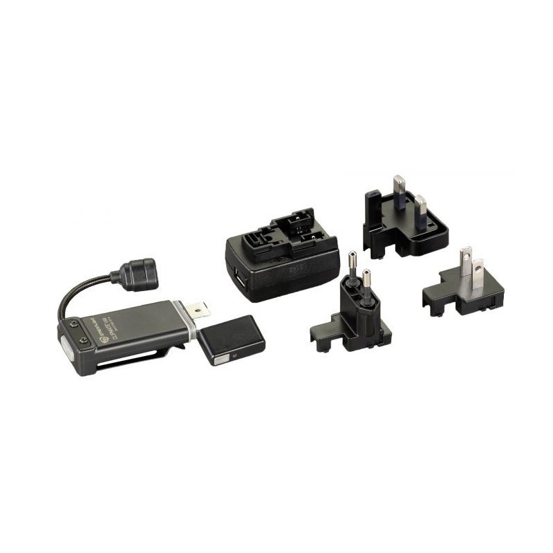 Lampe Streamlight Clipmate USB 220 V - Noir Led Blanche Led Rouge