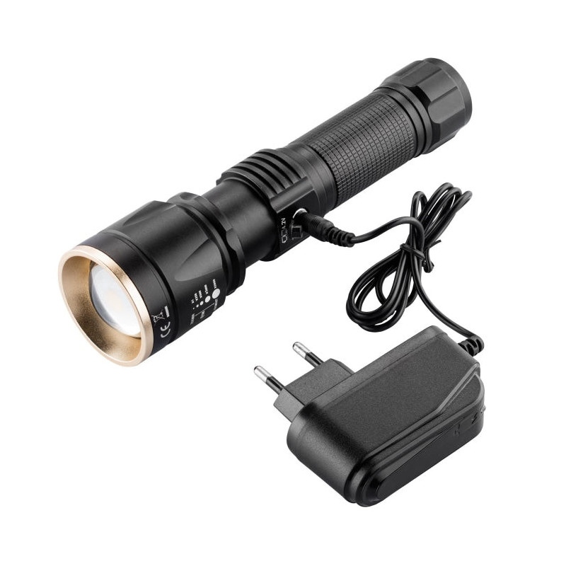 Lampe Tactique rechargeable Num'Axes Led 1000 lumens