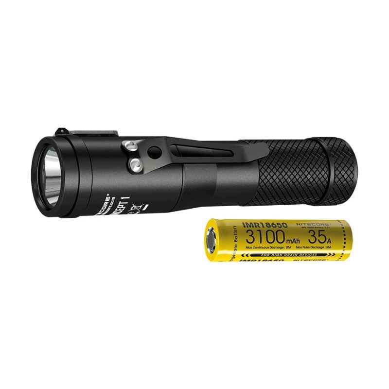 Lampe Torche Nitecore Concept1 IMR1831 - 1800Lm