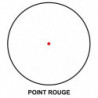 Point rouge tubulaire Microdot Bed4 - Daim. 30 mm