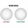 Point rouge tubulaire UTG rouge ou vert cqb - Micro dot