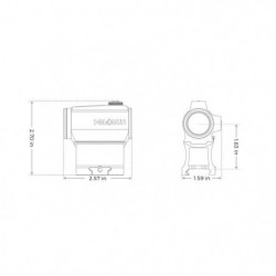 Viseur point rouge Holosun HS403C - Solaire