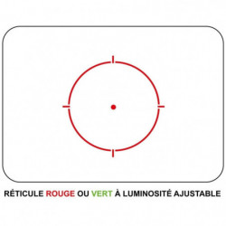 Viseur Point Rouge RTI Optics Red dot type 551 - Rouge et vert