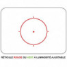 Viseur Point Rouge RTI Optics Red dot type 551 - Rouge et vert
