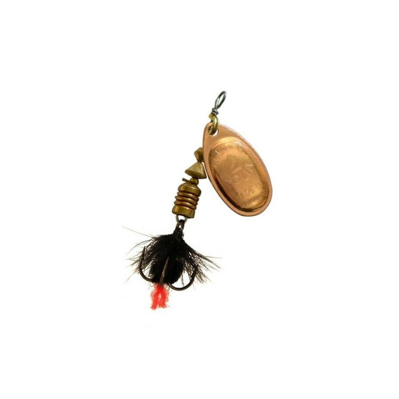 Leurre cuillère tournante Mepps Aglia Cuivre - Mouche noire