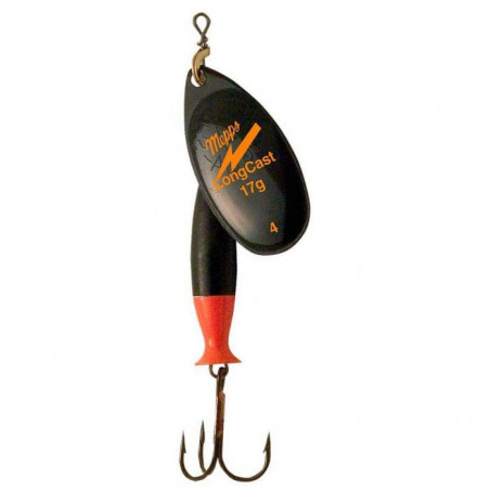 Leurre cuillère tournante Mepps Aglia Longcast - Noir