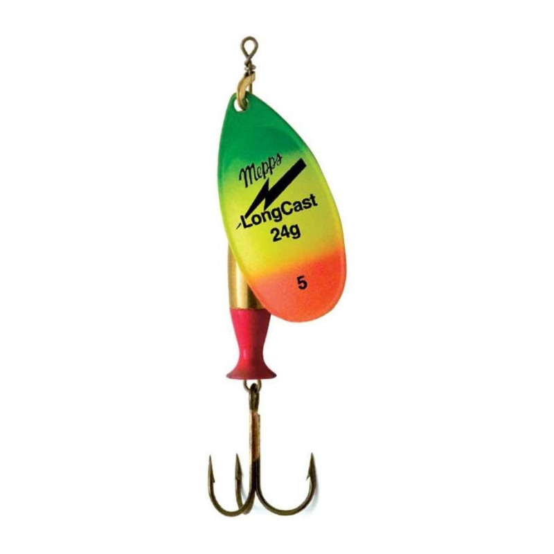 Leurre cuillère tournante Mepps Aglia Longcast - Tigre
