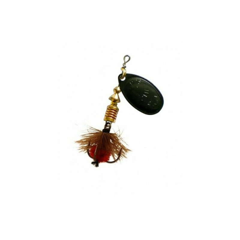 Leurre cuillère tournante Mepps Aglia Noir - Mouche noire