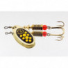 Leurre cuillère tournante Mepps Black Fury Jaune - Or