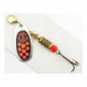 Leurre cuillère tournante Mepps Black Fury Orange - Argent