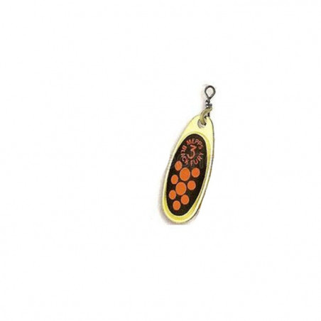Leurre cuillère tournante Mepps Black Fury Orange Mouche - Or
