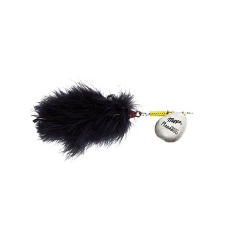 Leurre cuillère tournante Mepps Giant Marabou - Argent