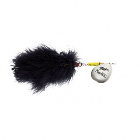 Leurre cuillère tournante Mepps Giant Marabou - Argent