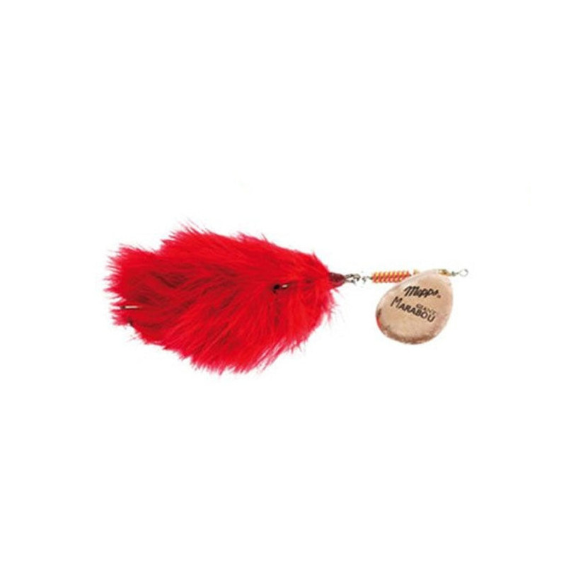 Leurre cuillère tournante Mepps Giant Marabou - Cuivre