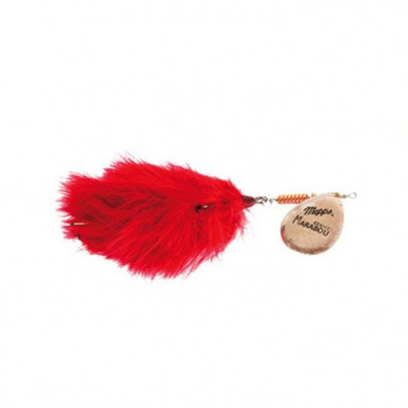 Leurre cuillère tournante Mepps Giant Marabou - Cuivre