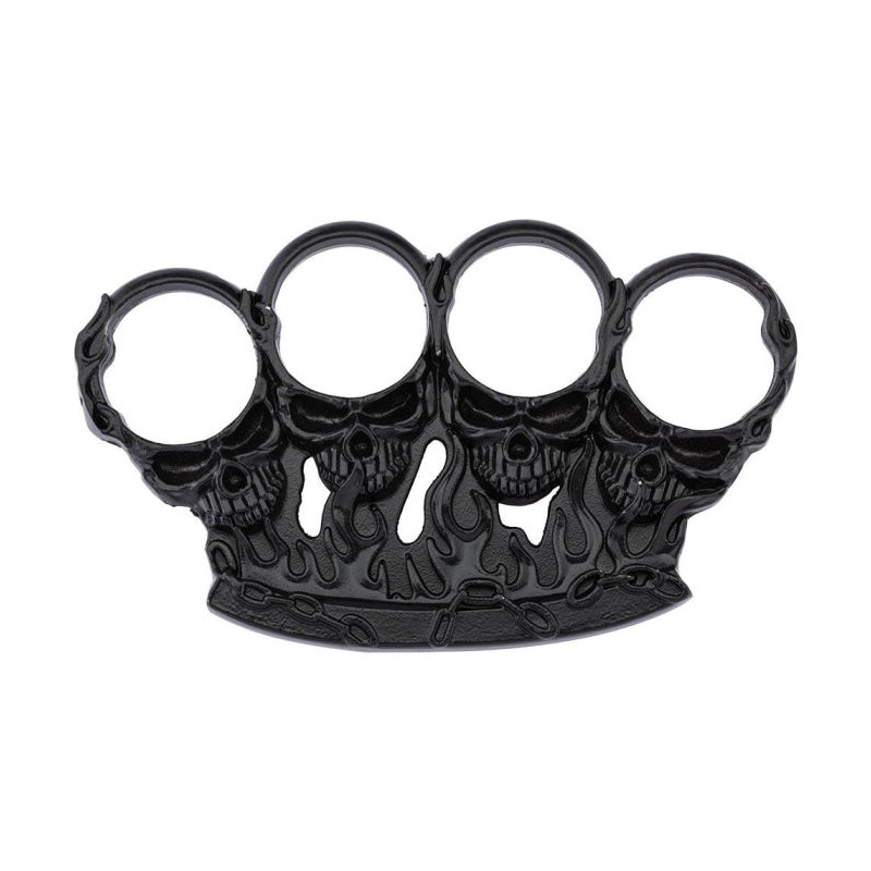 Poing américain Europarm Skuller bronzé
