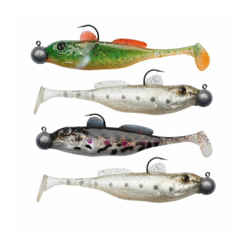 Leurres Berkley Pulse Realistic Goby pré-montés - par 4