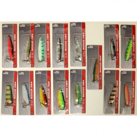Pack de 150 Leurres Assortis Abu Garcia - Big Spoon