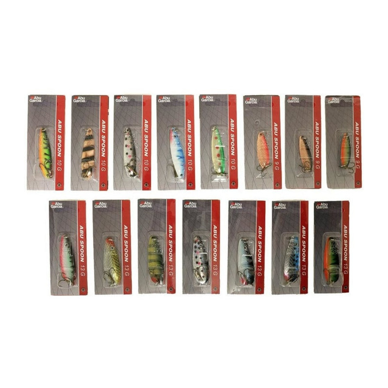 Pack de 150 Leurres Assortis Abu Garcia - Small Spoon
