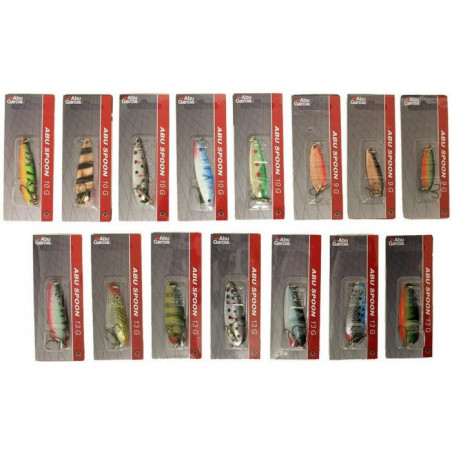 Pack de 150 Leurres Assortis Abu Garcia - Small Spoon