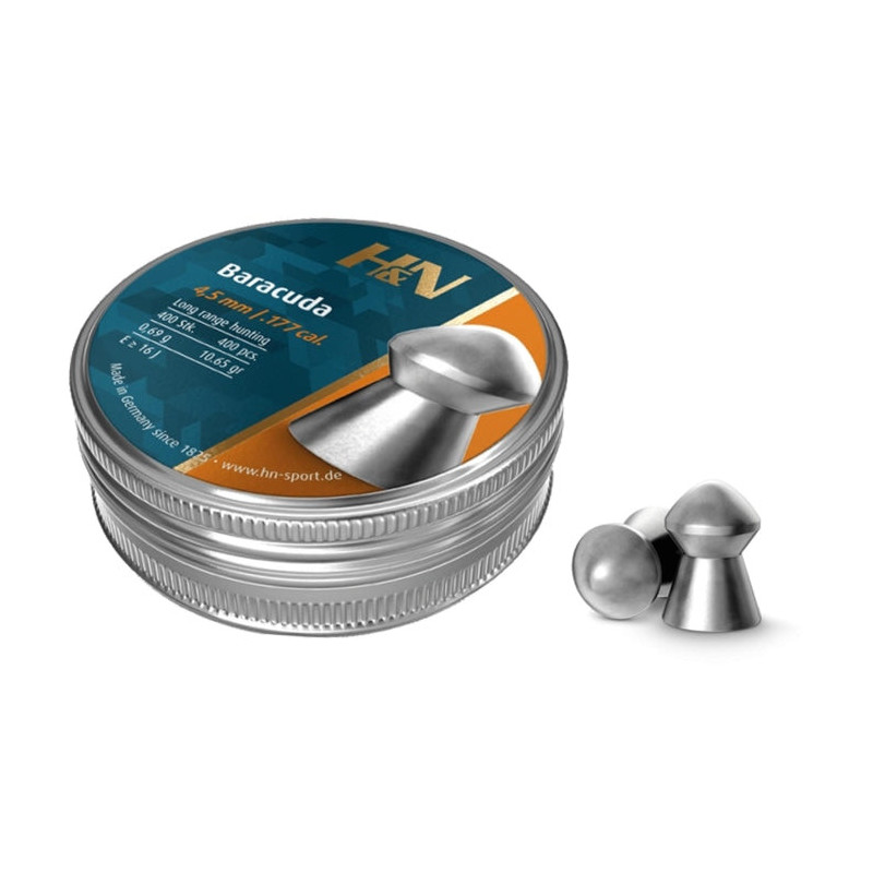 Plombs Baracuda H&N SPORT 4,5 mm & 5,5 mm