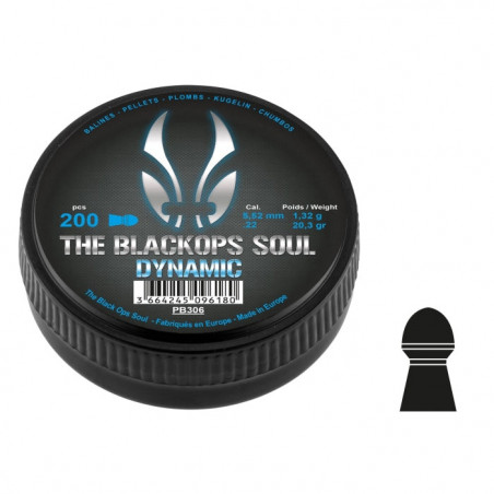 Plombs BO Manufacture The Black Ops Soul Dynamic - Cal. 5.5mm