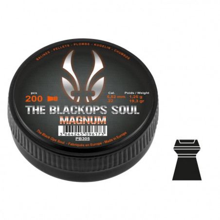 Plombs BO Manufacture The Black Ops Soul Magnum - Cal. 5.5mm