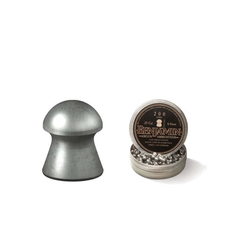 Plombs Crosman Benjamin Domed 27.9 g - Cal. 6.35