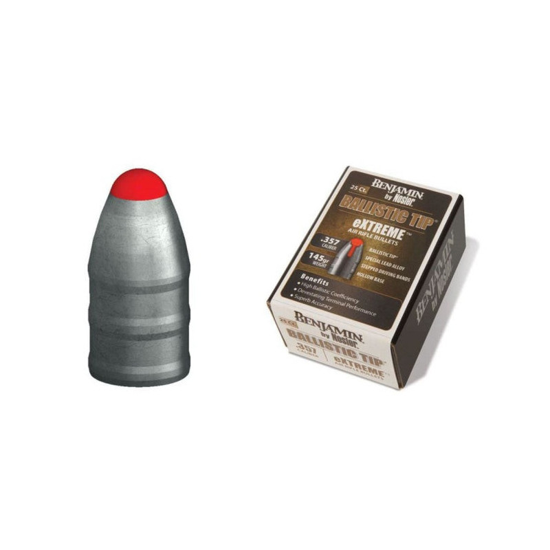 Plombs Crosman Nosler pour modèle Bulldog 145 g - Cal. 357