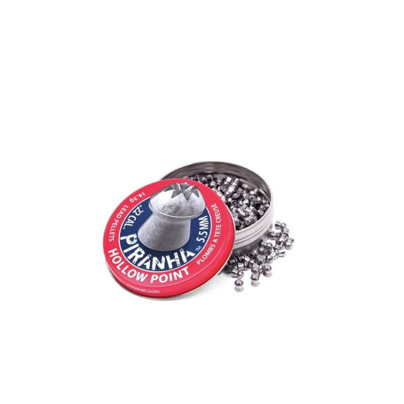 Plombs Crosman Piranha Hollow point - Cal. 5.5
