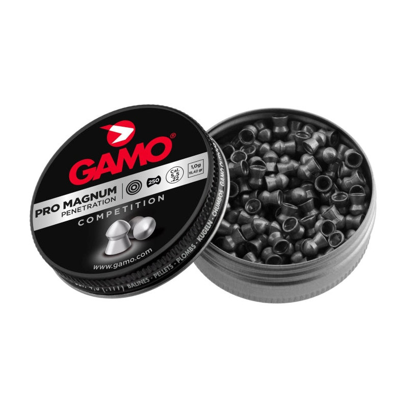 Plombs Gamo PCP Pro Magnum - Pénétration - Cal. 5.5